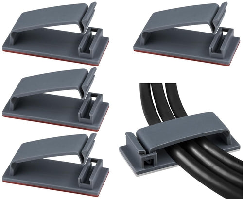 Self Adhesive Cable Clips Organizer Pack of 50
